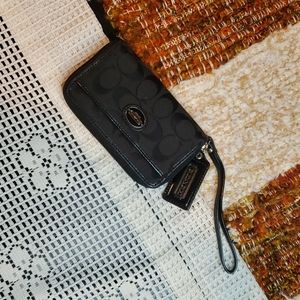 Coach card holder wristlet